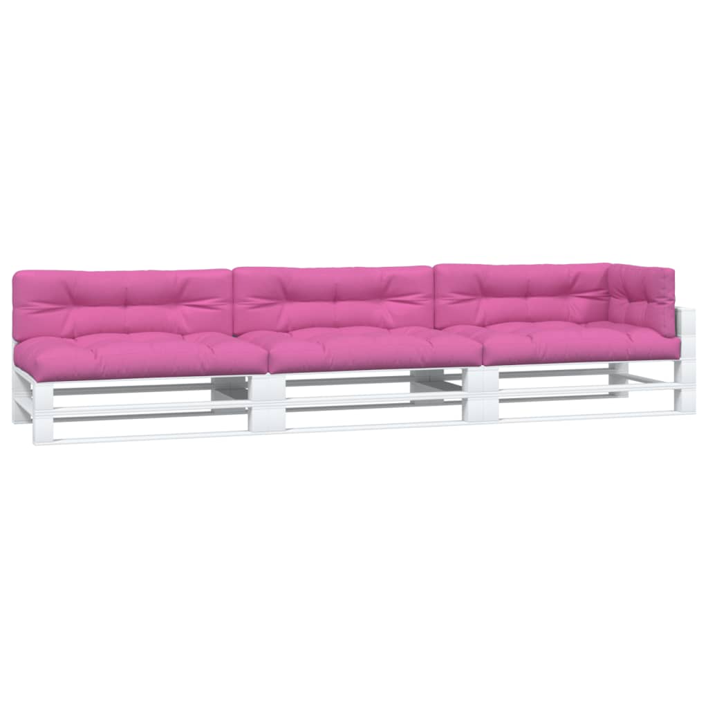 Palletkussens 7 st stof roze is nu te koop bij PeponiXL, paradijselijk wonen!