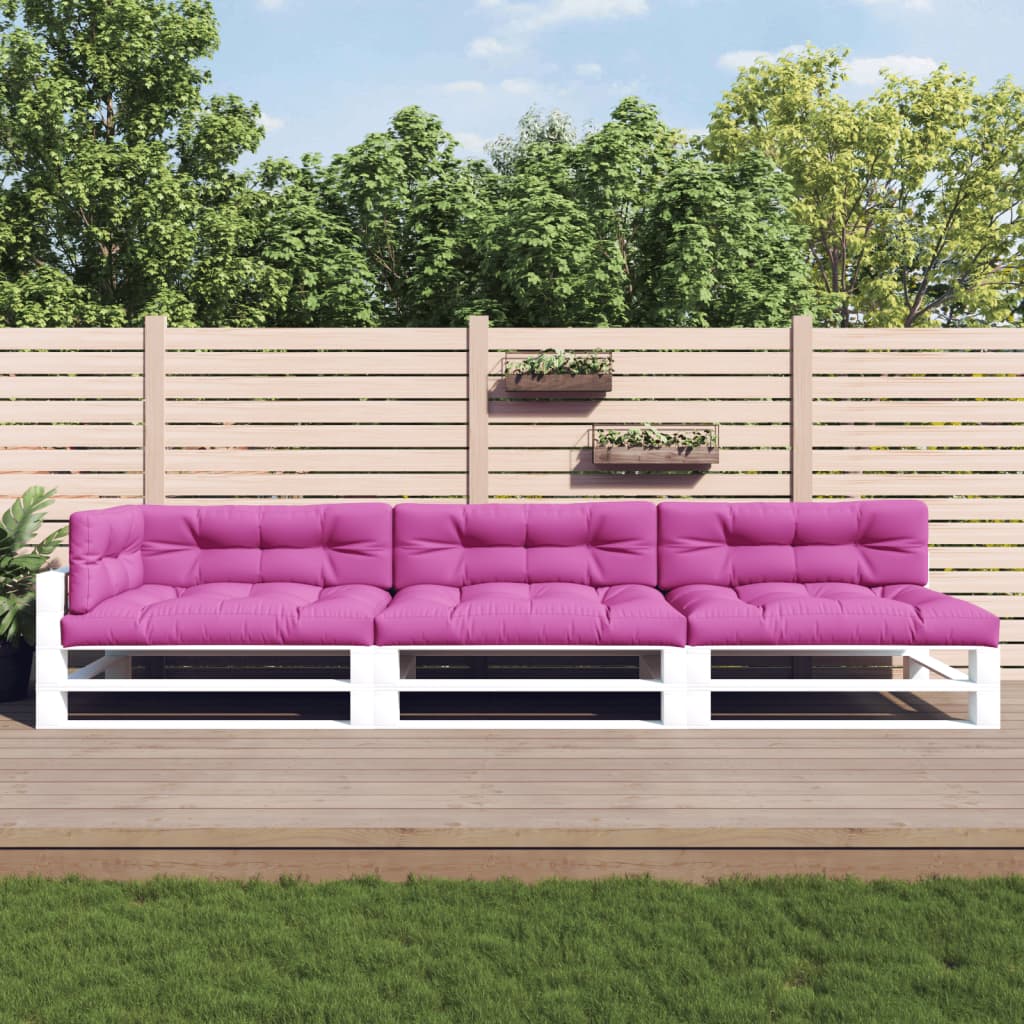 Palletkussens 7 st stof roze is nu te koop bij PeponiXL, paradijselijk wonen!