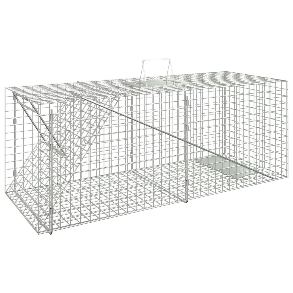 Dierenval 64,5x25x26,5 cm gegalvaniseerd ijzer is nu te koop bij PeponiXL, paradijselijk wonen!
