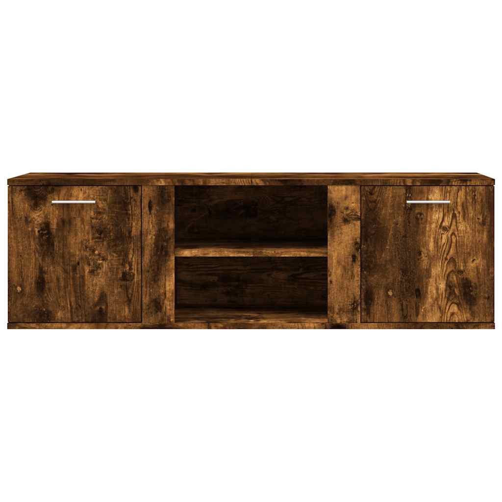 Tv-meubel 120x34x37 cm bewerkt hout gerookt eikenkleurig is nu te koop bij PeponiXL, paradijselijk wonen!