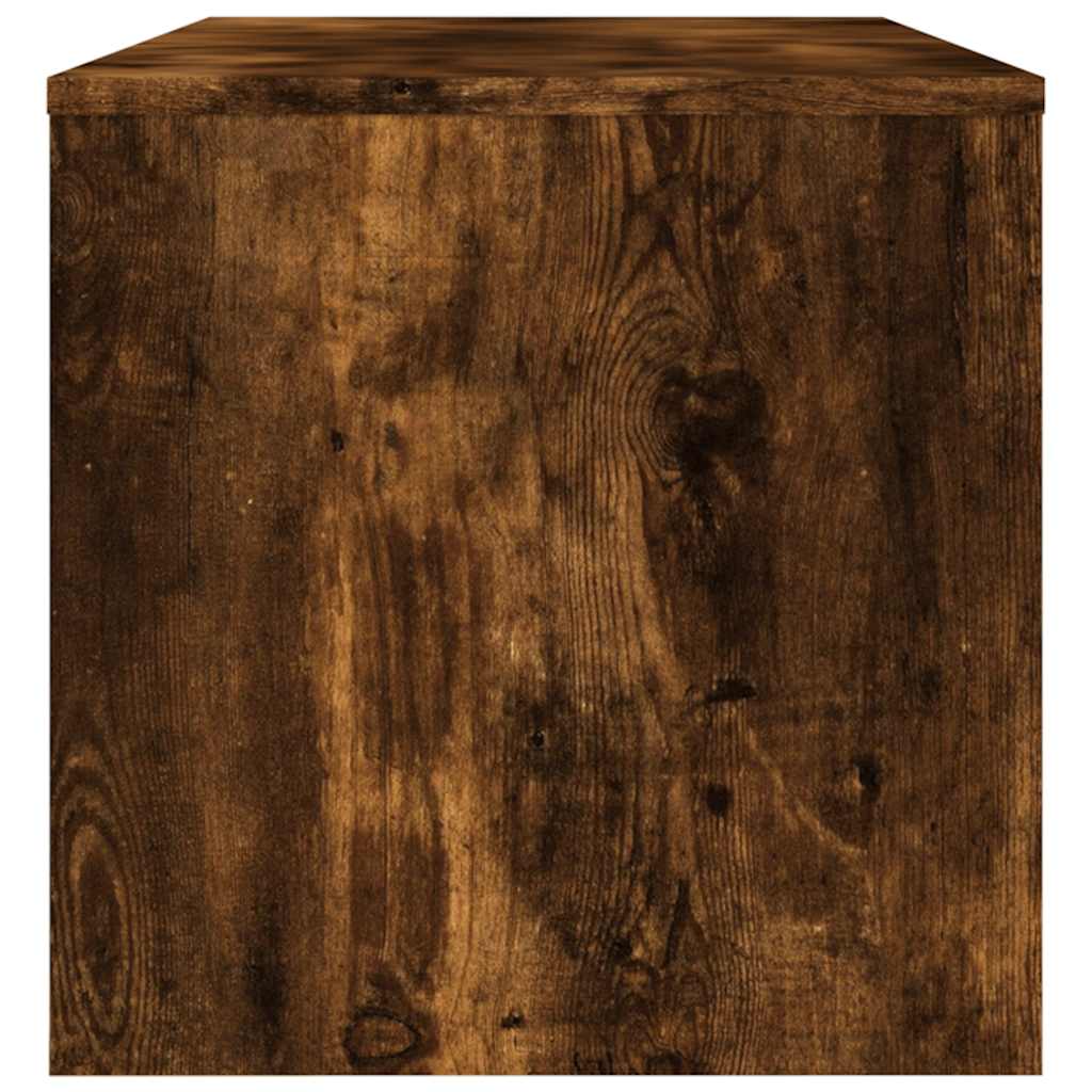 Tv-meubel 120x34x37 cm bewerkt hout gerookt eikenkleurig is nu te koop bij PeponiXL, paradijselijk wonen!