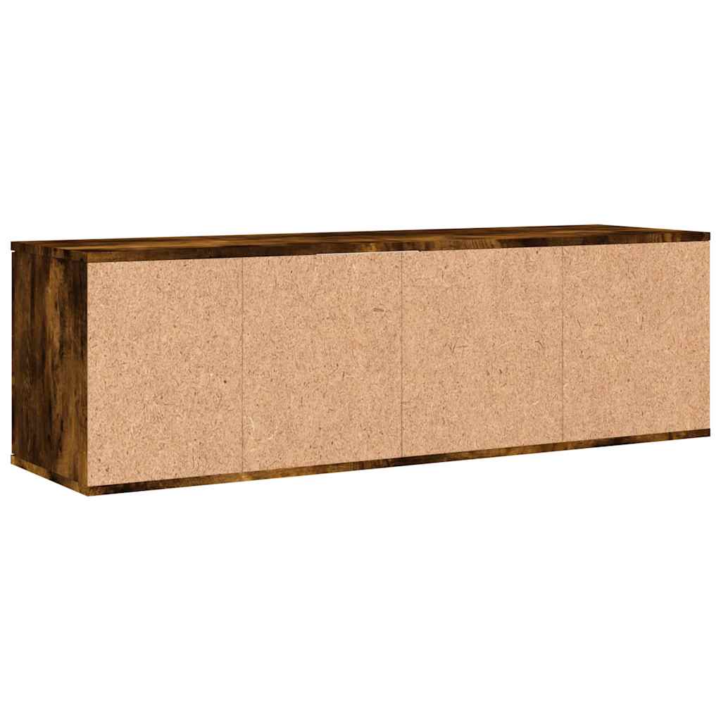 Tv-meubel 120x34x37 cm bewerkt hout gerookt eikenkleurig is nu te koop bij PeponiXL, paradijselijk wonen!