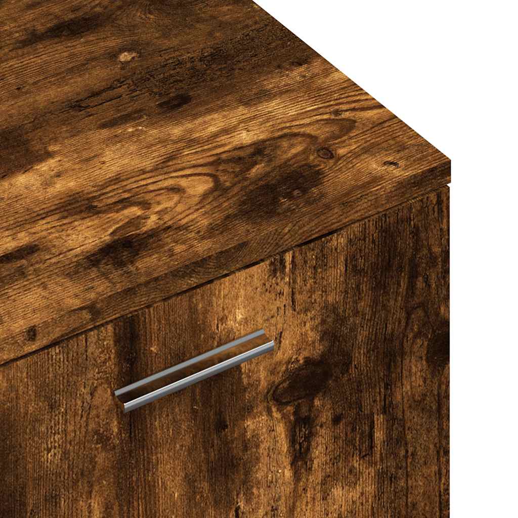 Tv-meubel 120x34x37 cm bewerkt hout gerookt eikenkleurig is nu te koop bij PeponiXL, paradijselijk wonen!