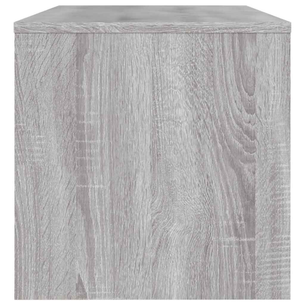 Tv-meubel 120x34x37 cm bewerkt hout grijs sonoma eikenkleurig is nu te koop bij PeponiXL, paradijselijk wonen!