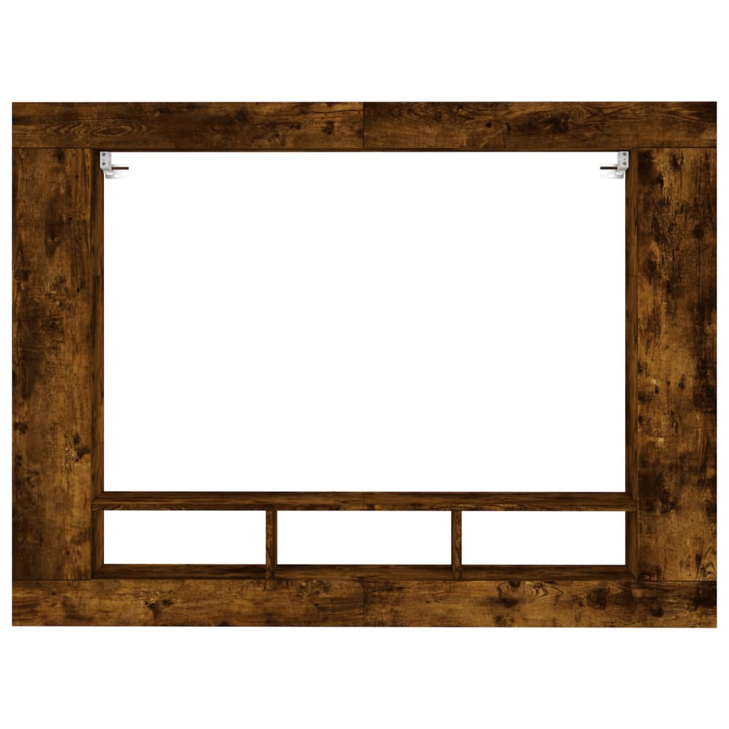 Tv-meubel 152x22x113 cm bewerkt hout gerookt eikenkleurig is nu te koop bij PeponiXL, paradijselijk wonen!