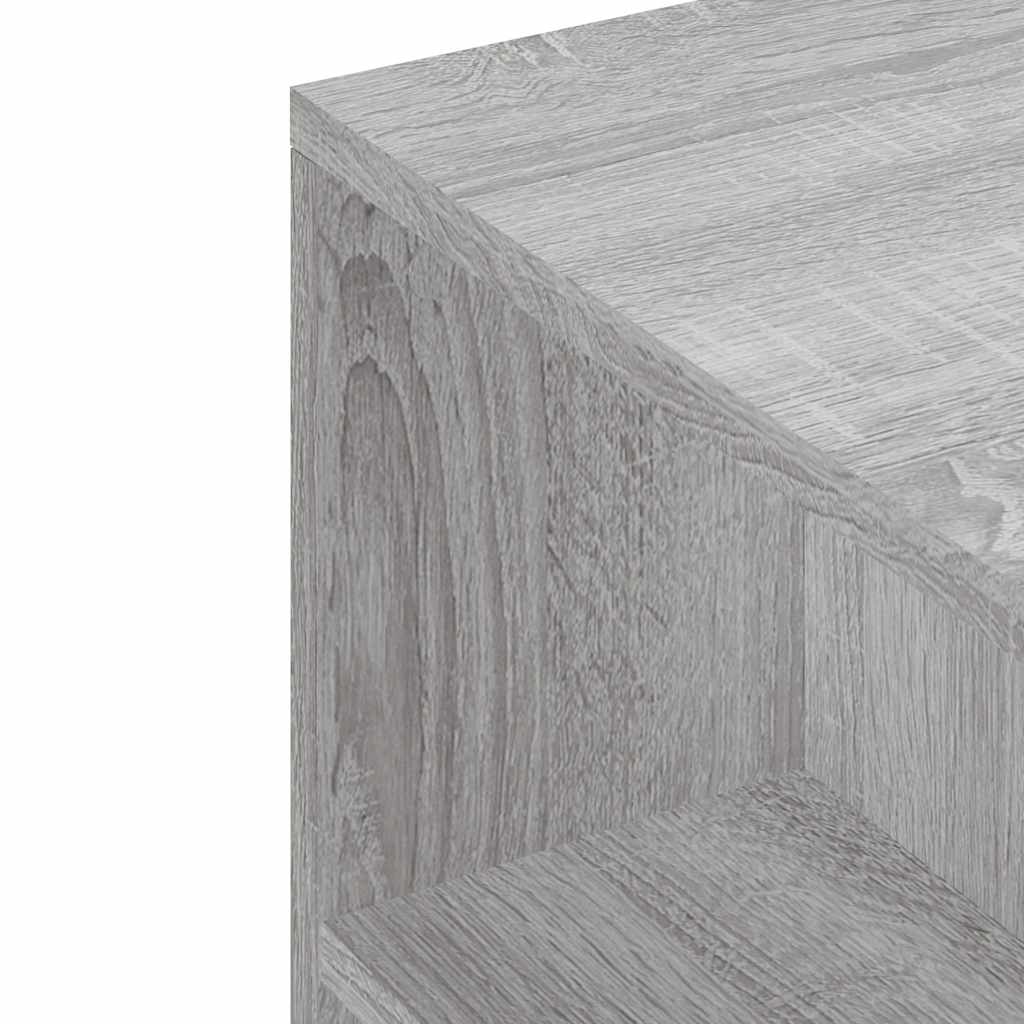 Tv-meubel 102x34,5x43 cm bewerkt hout grijs sonoma eikenkleurig is nu te koop bij PeponiXL, paradijselijk wonen!