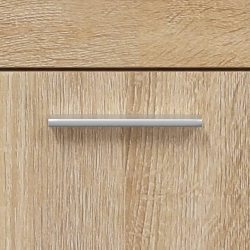 Badkamerkast met spiegel bewerkt hout sonoma eikenkleurig is nu te koop bij PeponiXL, paradijselijk wonen!