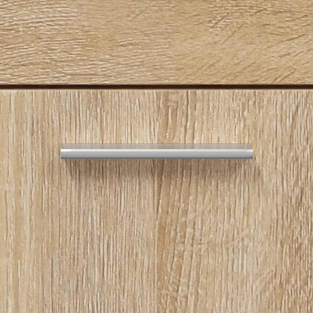 Badkamerkast met spiegel bewerkt hout sonoma eikenkleurig is nu te koop bij PeponiXL, paradijselijk wonen!