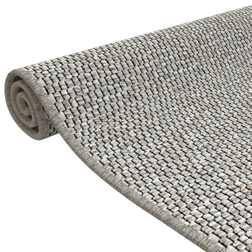 Tapijtloper 50x100 cm sisal-look platina is nu te koop bij PeponiXL, paradijselijk wonen!