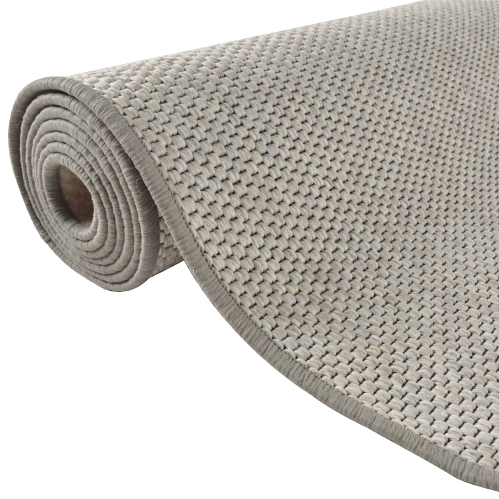 Tapijtloper 50x200 cm sisal-look platina is nu te koop bij PeponiXL, paradijselijk wonen!