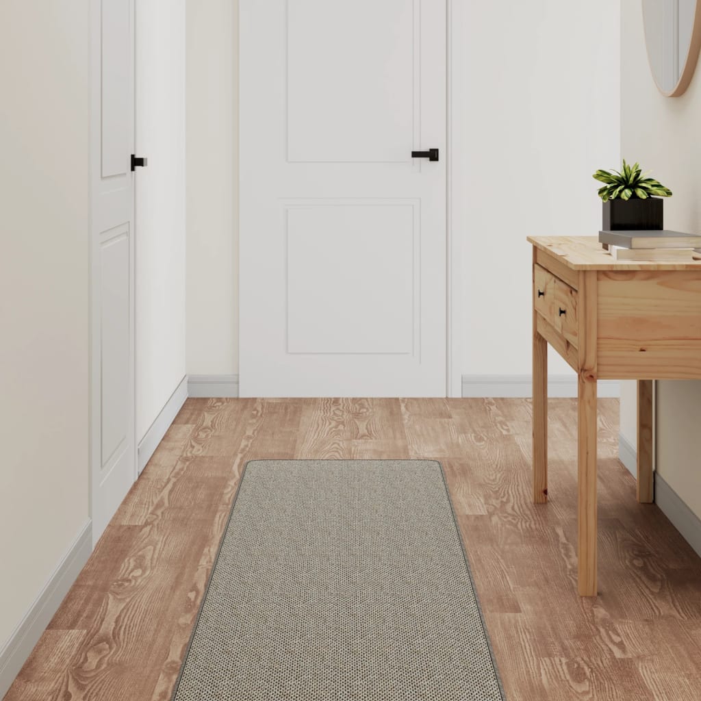Tapijtloper 50x250 cm sisal-look platina is nu te koop bij PeponiXL, paradijselijk wonen!