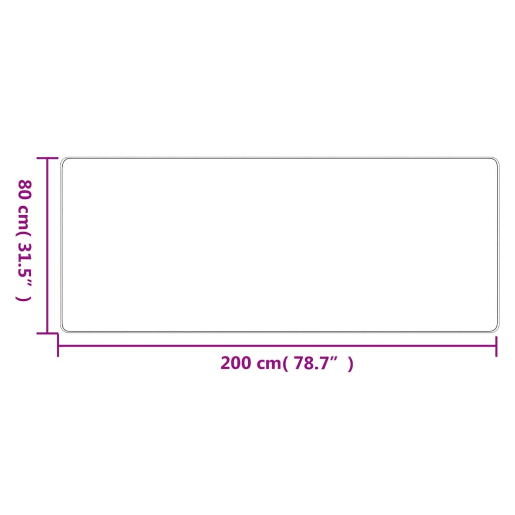 Tapijtloper 80x200 cm sisal-look platina is nu te koop bij PeponiXL, paradijselijk wonen!