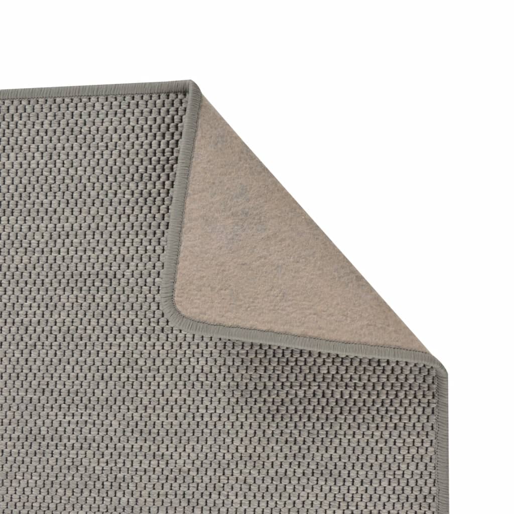 Tapijtloper 50x100 cm sisal-look zilverkleurig is nu te koop bij PeponiXL, paradijselijk wonen!