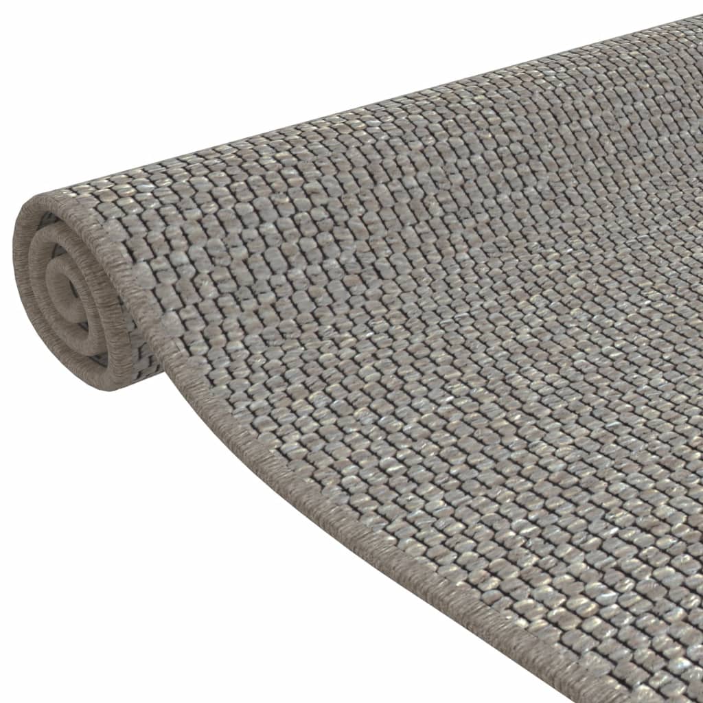 Tapijtloper 80x150 cm sisal-look zilverkleurig is nu te koop bij PeponiXL, paradijselijk wonen!