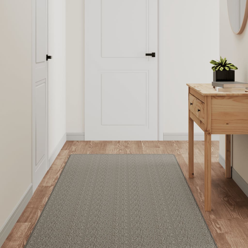 Tapijtloper 80x150 cm sisal-look zilverkleurig is nu te koop bij PeponiXL, paradijselijk wonen!
