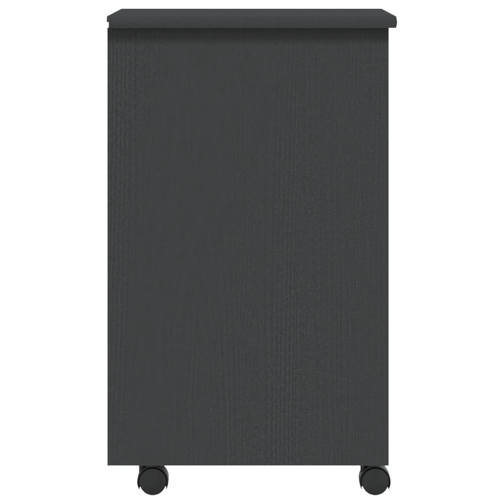 Ladekast MOSS verrijdbaar massief grenenhout grijs is nu te koop bij PeponiXL, paradijselijk wonen!