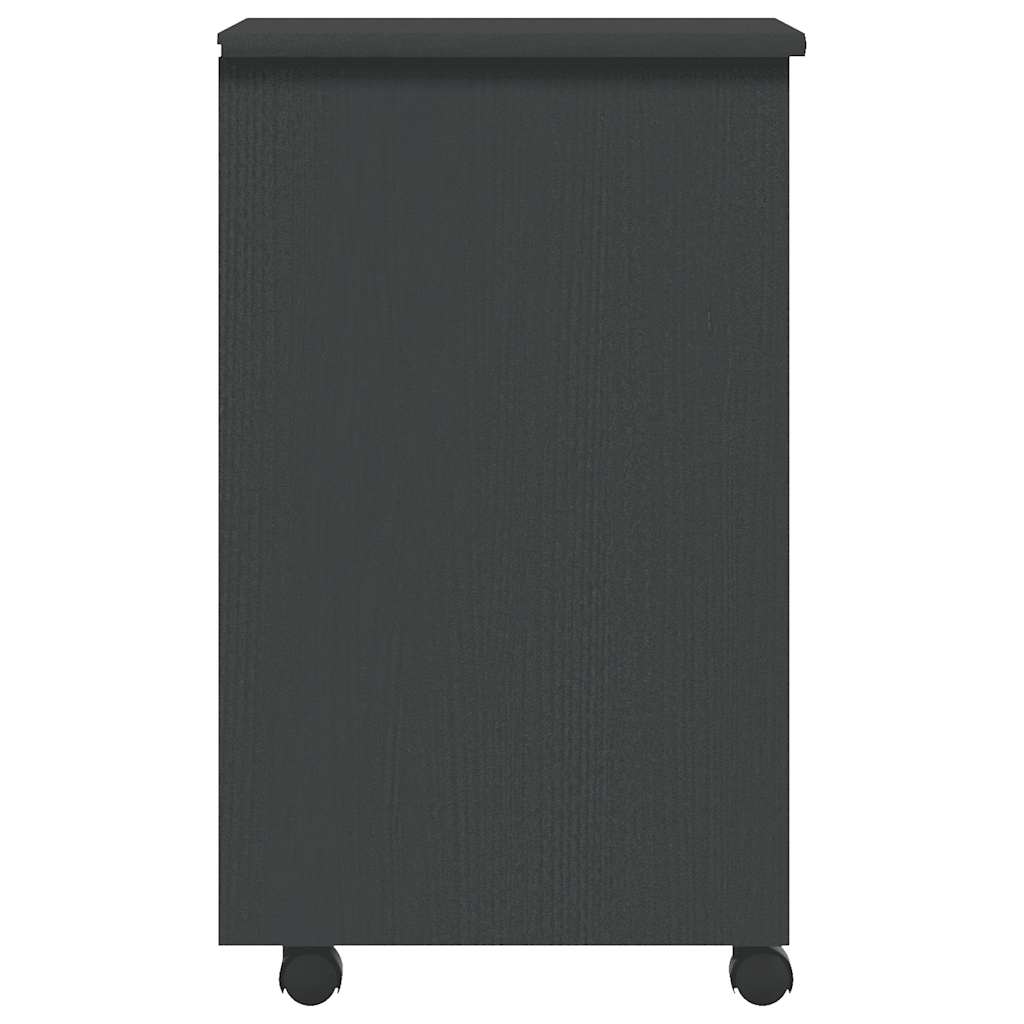 Ladekast MOSS verrijdbaar massief grenenhout grijs is nu te koop bij PeponiXL, paradijselijk wonen!