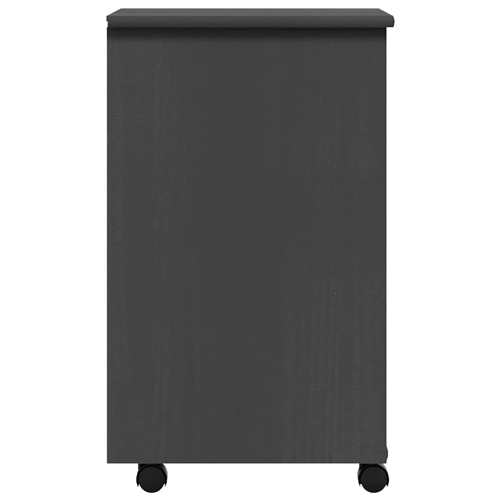 Ladekast MOSS verrijdbaar massief grenenhout grijs is nu te koop bij PeponiXL, paradijselijk wonen!