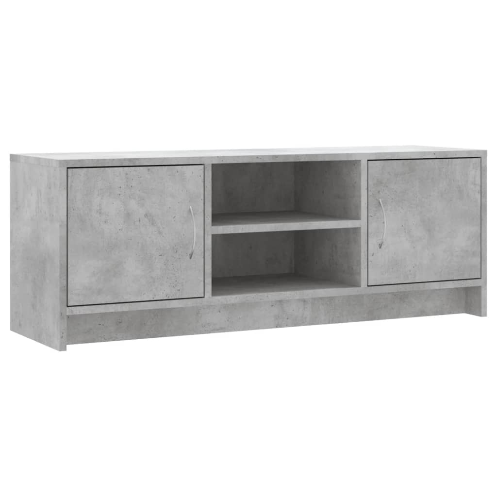 Tv-meubel 102x30x37,5 cm bewerkt hout betongrijs is nu te koop bij PeponiXL, paradijselijk wonen!