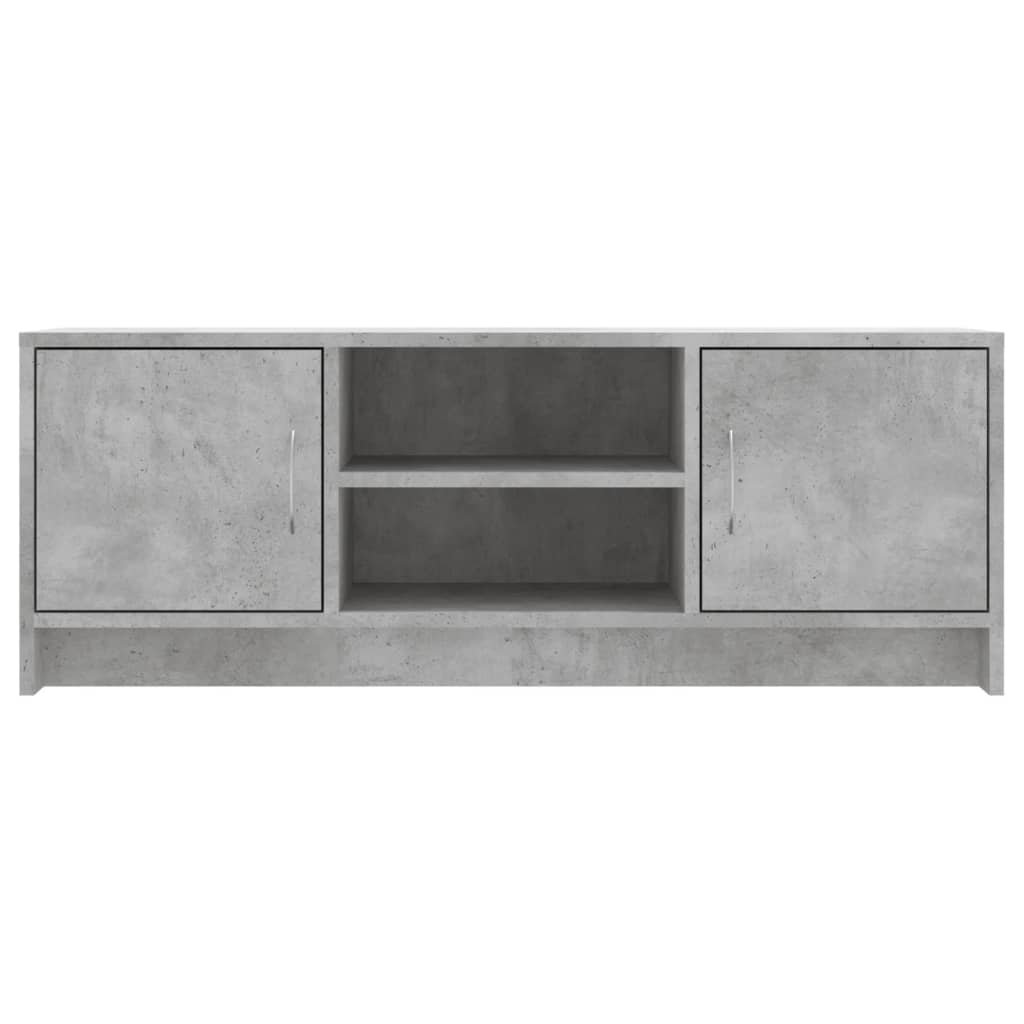 Tv-meubel 102x30x37,5 cm bewerkt hout betongrijs is nu te koop bij PeponiXL, paradijselijk wonen!
