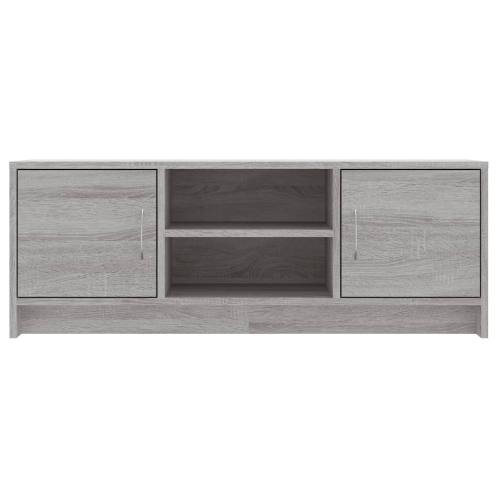 Tv-meubel 102x30x37,5 cm bewerkt hout grijs sonoma eikenkleurig is nu te koop bij PeponiXL, paradijselijk wonen!