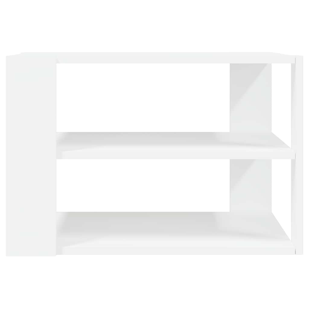 Salontafel 58x58x40 cm bewerkt hout wit