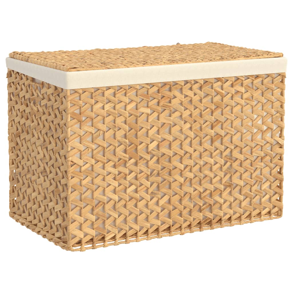 Wasmand met 3 vakken 75x42,5x52 cm waterhyacint is nu te koop bij PeponiXL, paradijselijk wonen!