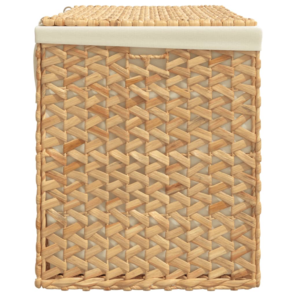Wasmand met 3 vakken 75x42,5x52 cm waterhyacint is nu te koop bij PeponiXL, paradijselijk wonen!