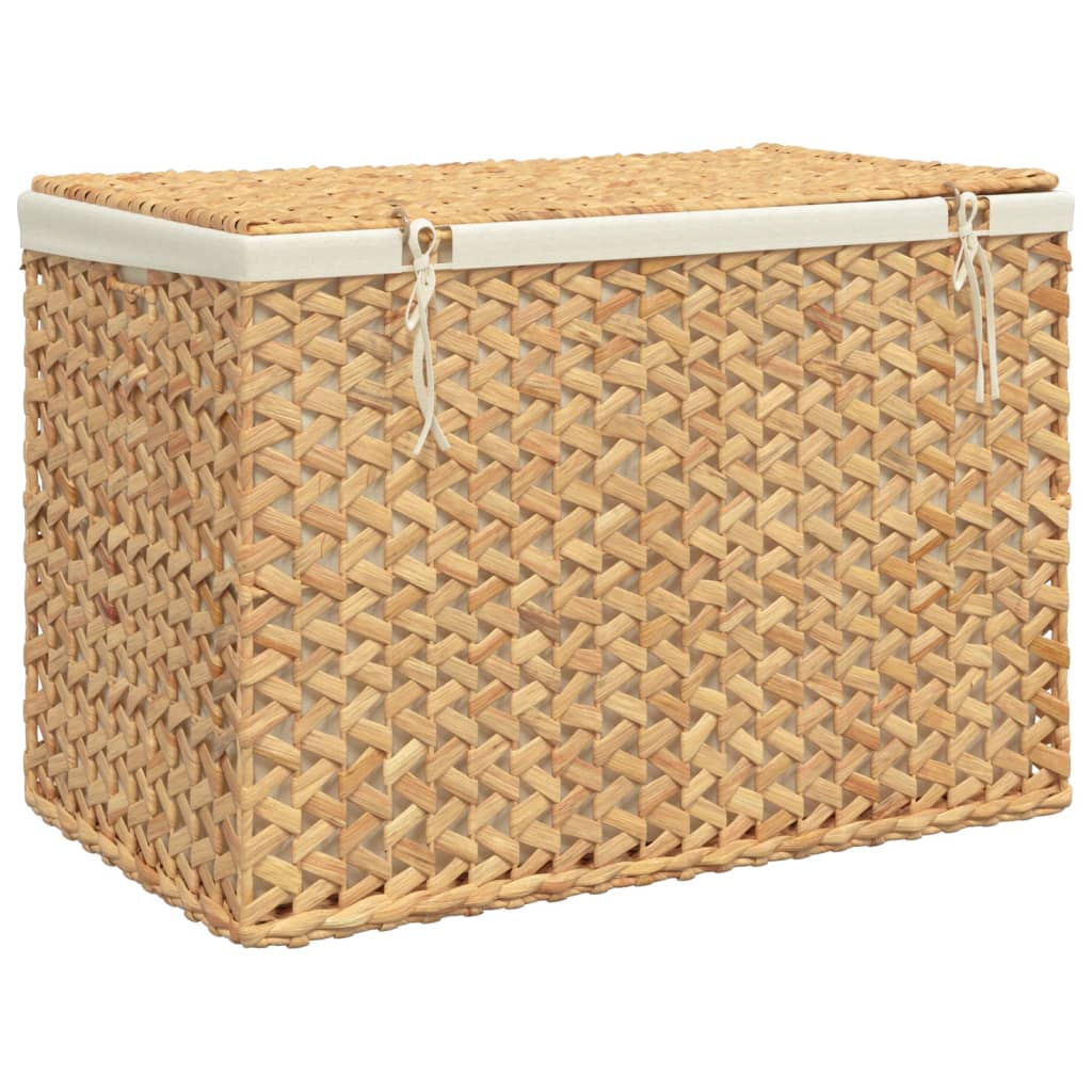 Wasmand met 3 vakken 75x42,5x52 cm waterhyacint is nu te koop bij PeponiXL, paradijselijk wonen!