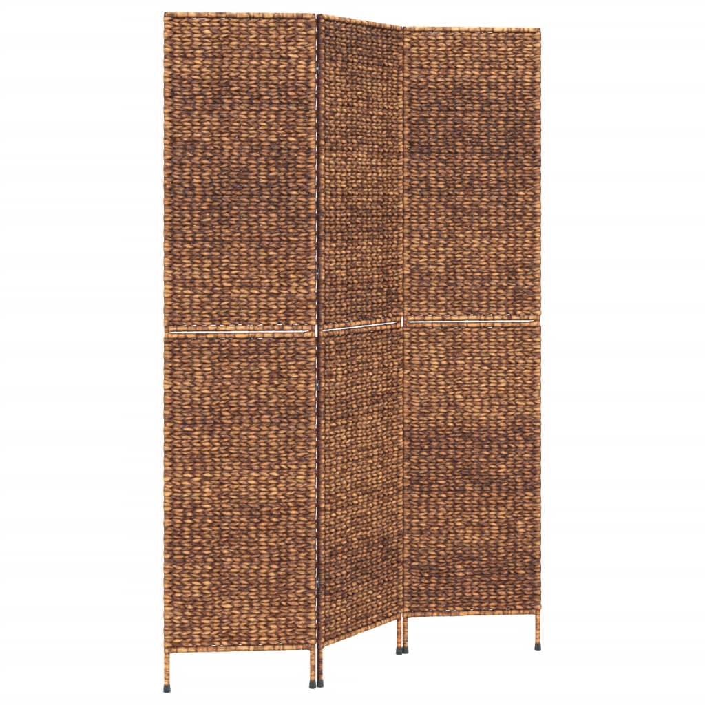 Kamerscherm met 3 panelen 122x180 cm waterhyacint bruin is nu te koop bij PeponiXL, paradijselijk wonen!