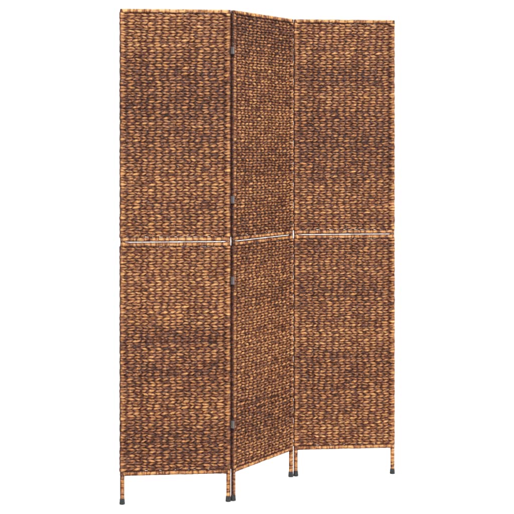 Kamerscherm met 3 panelen 122x180 cm waterhyacint bruin is nu te koop bij PeponiXL, paradijselijk wonen!