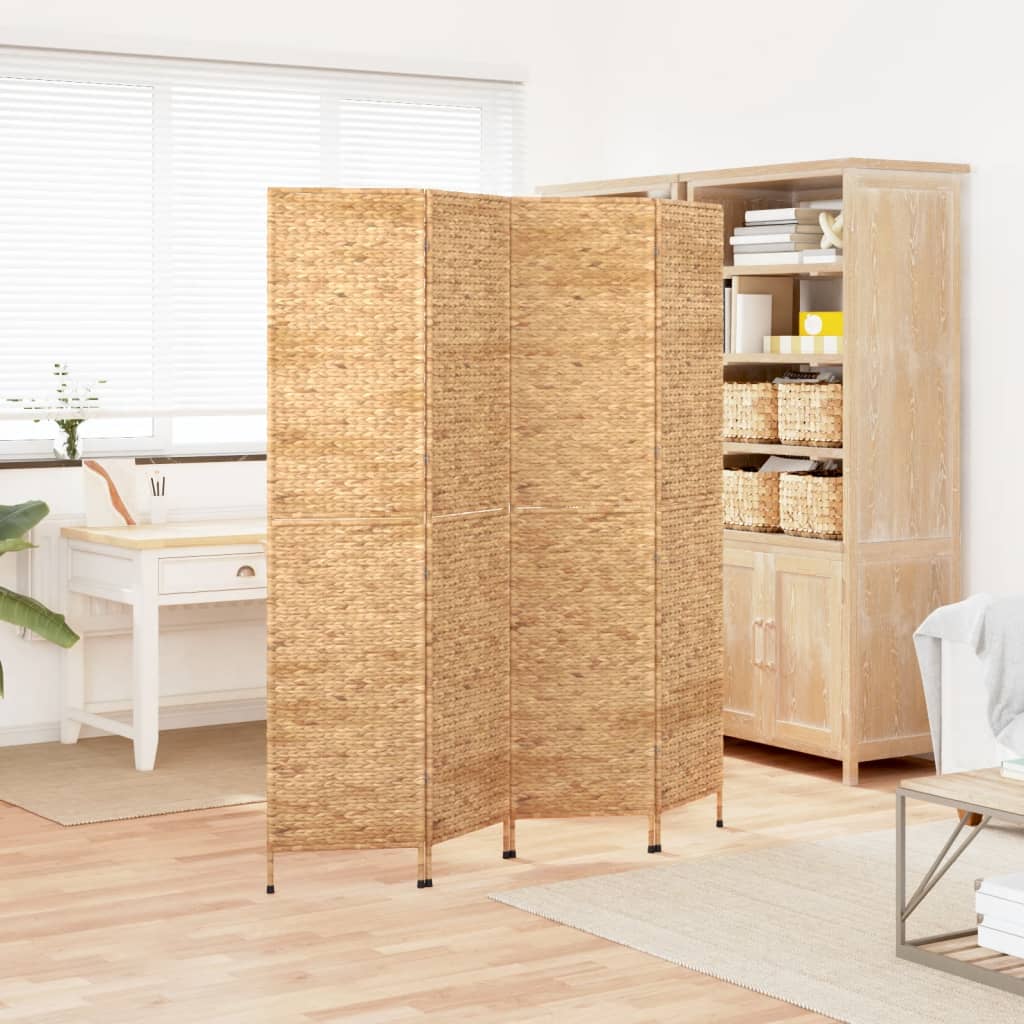 Kamerscherm met 4 panelen 163x180 cm waterhyacint is nu te koop bij PeponiXL, paradijselijk wonen!