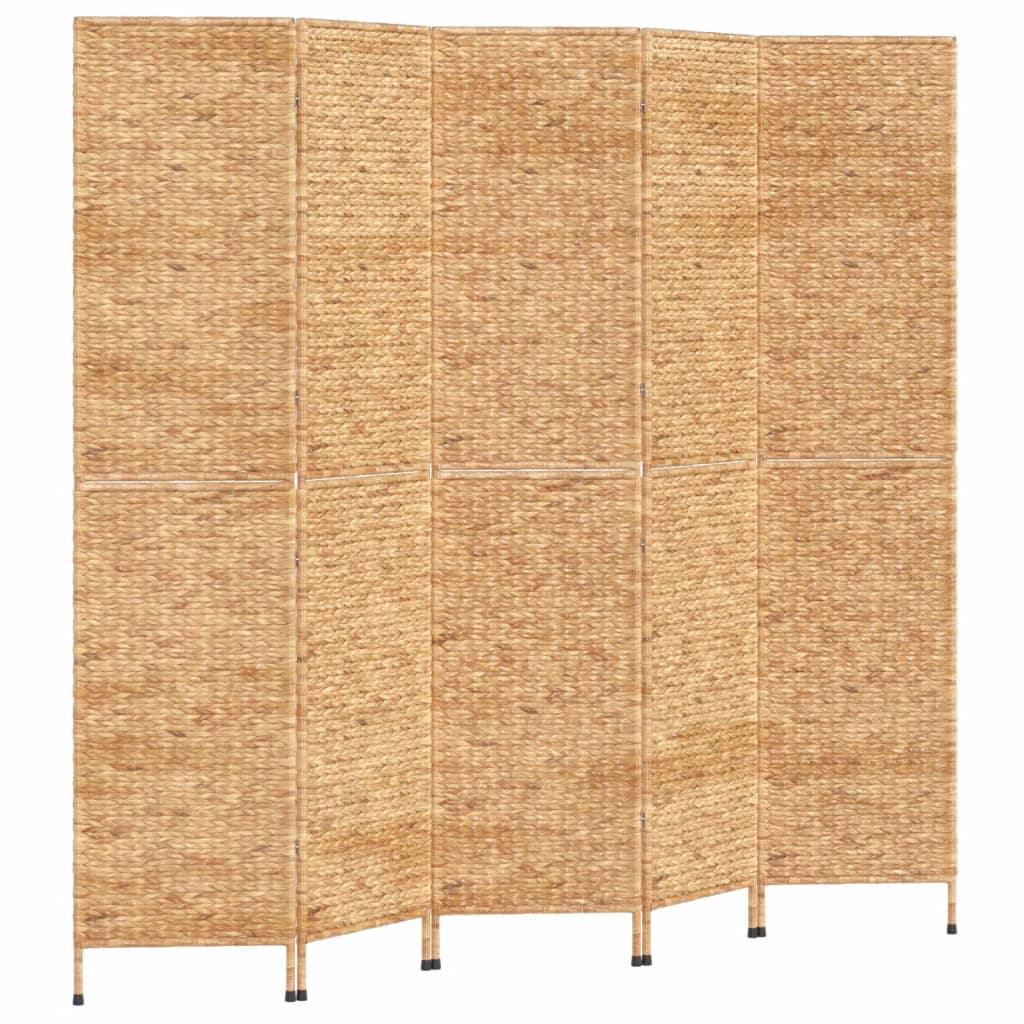 Kamerscherm met 5 panelen 205x180 cm waterhyacint is nu te koop bij PeponiXL, paradijselijk wonen!