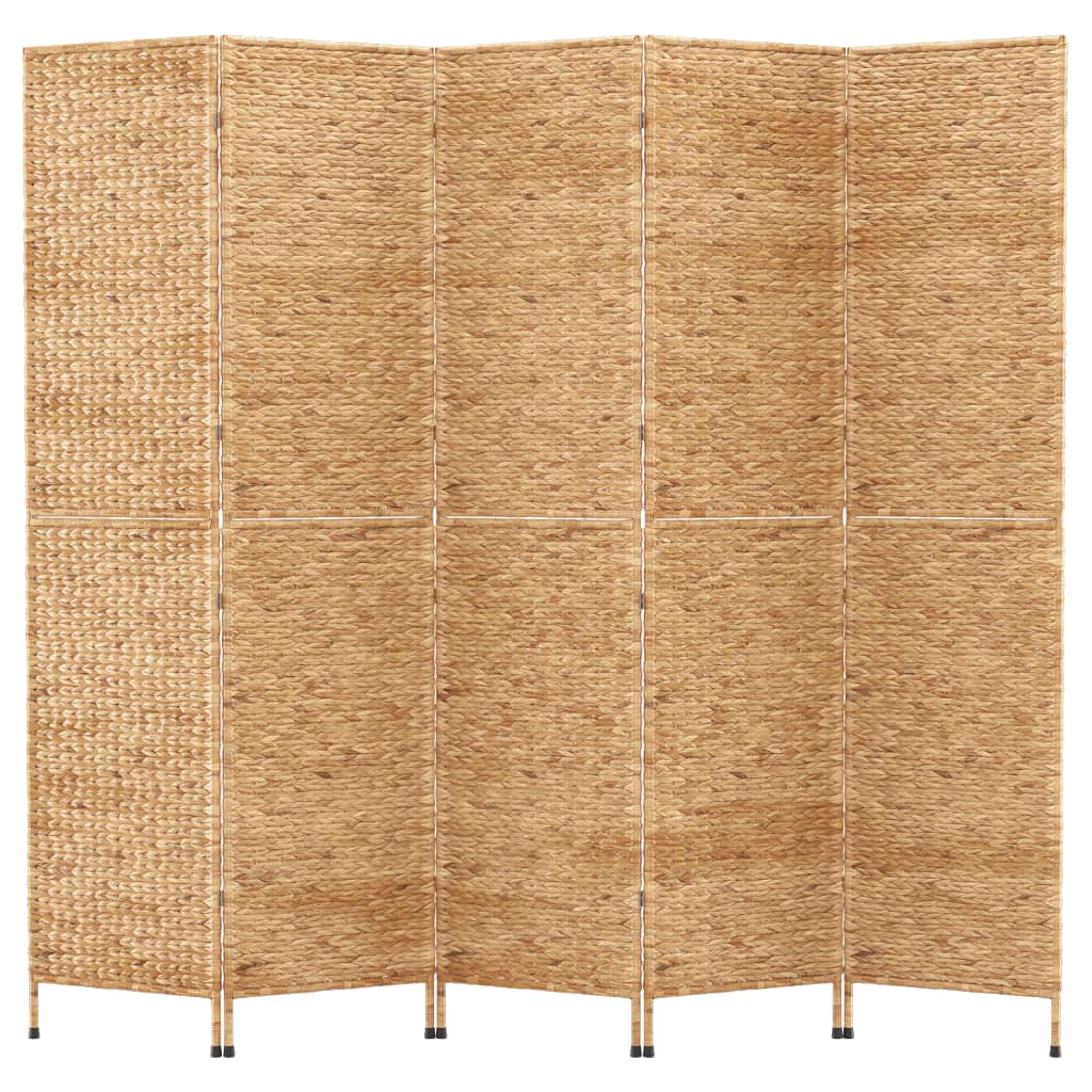 Kamerscherm met 5 panelen 205x180 cm waterhyacint is nu te koop bij PeponiXL, paradijselijk wonen!