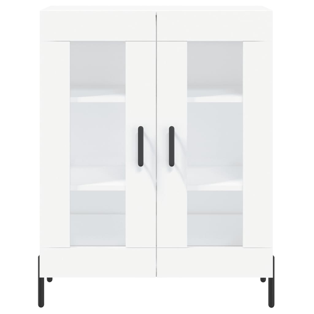 Hoge kast 69,5x34x180 cm bewerkt hout wit is nu te koop bij PeponiXL, paradijselijk wonen!