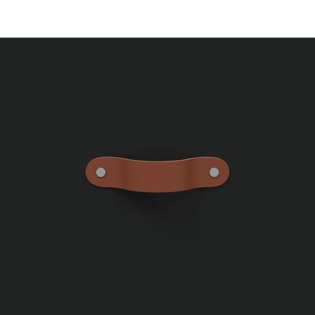 Hoge kast 69,5x34x180 cm bewerkt hout zwart is nu te koop bij PeponiXL, paradijselijk wonen!