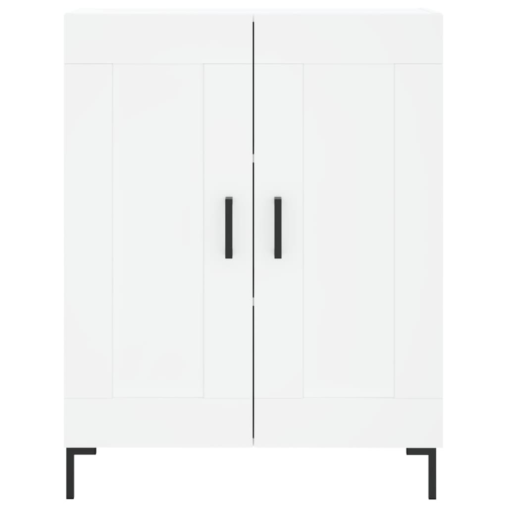 Hoge kast 69,5x34x180 cm bewerkt hout wit is nu te koop bij PeponiXL, paradijselijk wonen!