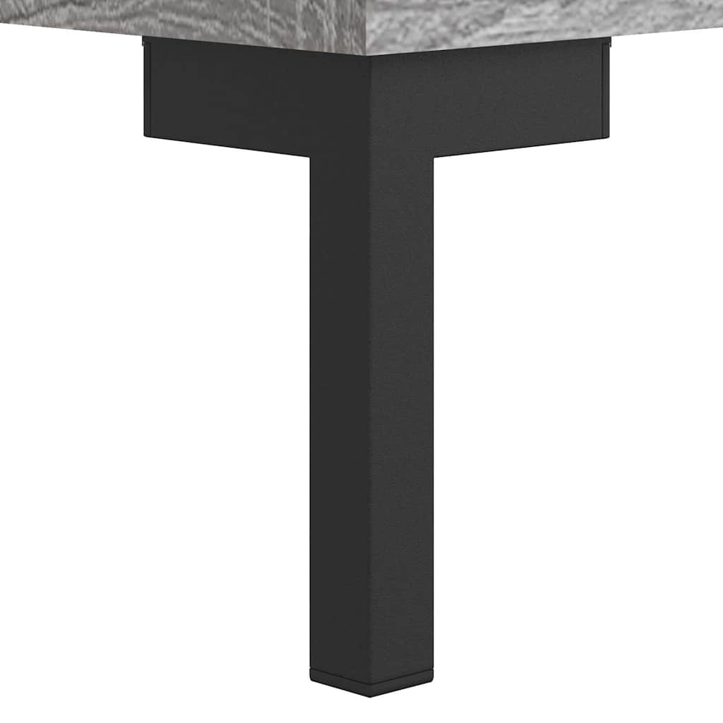 Hoge kast 69,5x34x180 cm bewerkt hout grijs sonoma eikenkleurig is nu te koop bij PeponiXL, paradijselijk wonen!