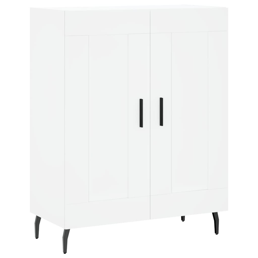 Hoge kast 69,5x34x180 cm bewerkt hout wit is nu te koop bij PeponiXL, paradijselijk wonen!
