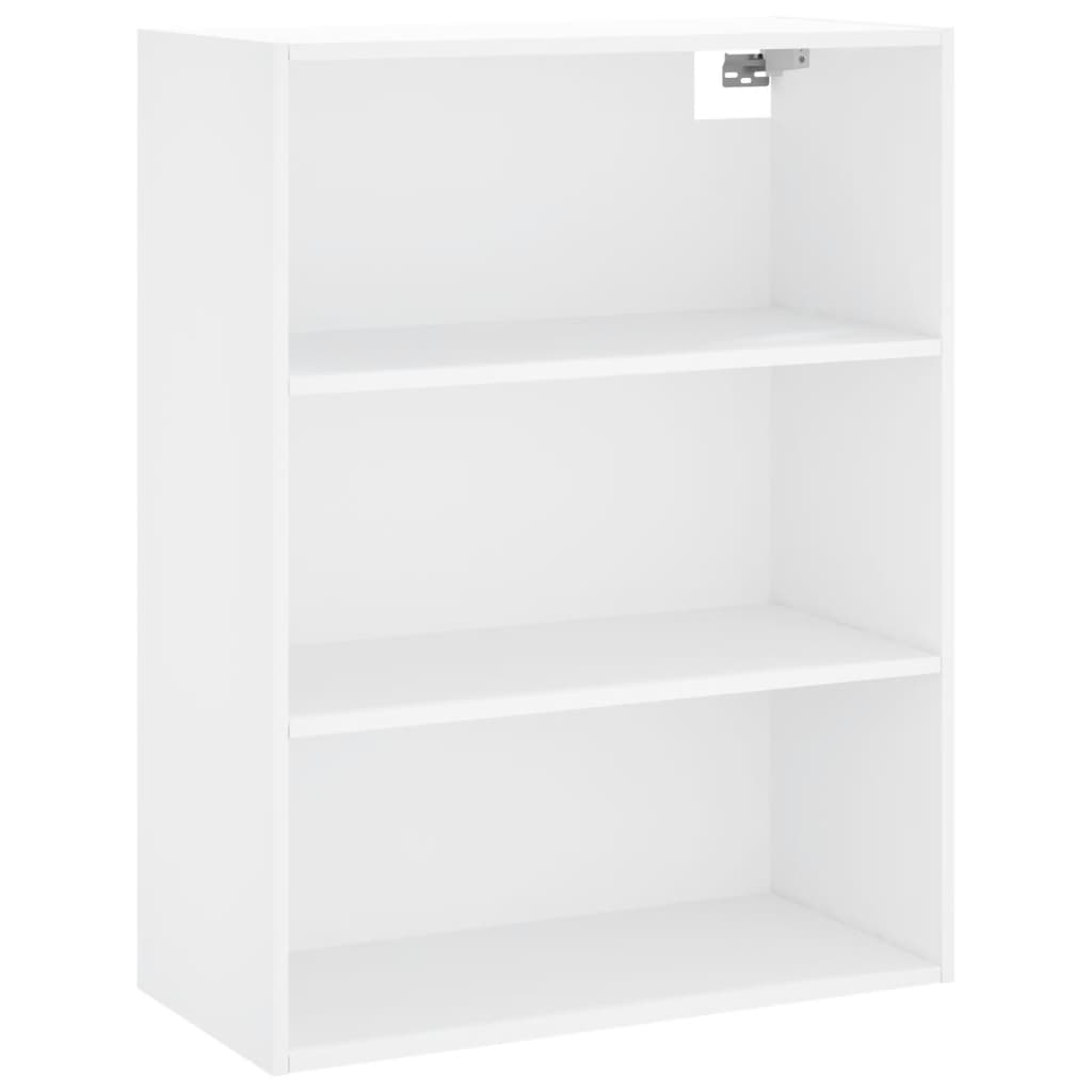 Hoge kast 69,5x34x180 cm bewerkt hout wit is nu te koop bij PeponiXL, paradijselijk wonen!