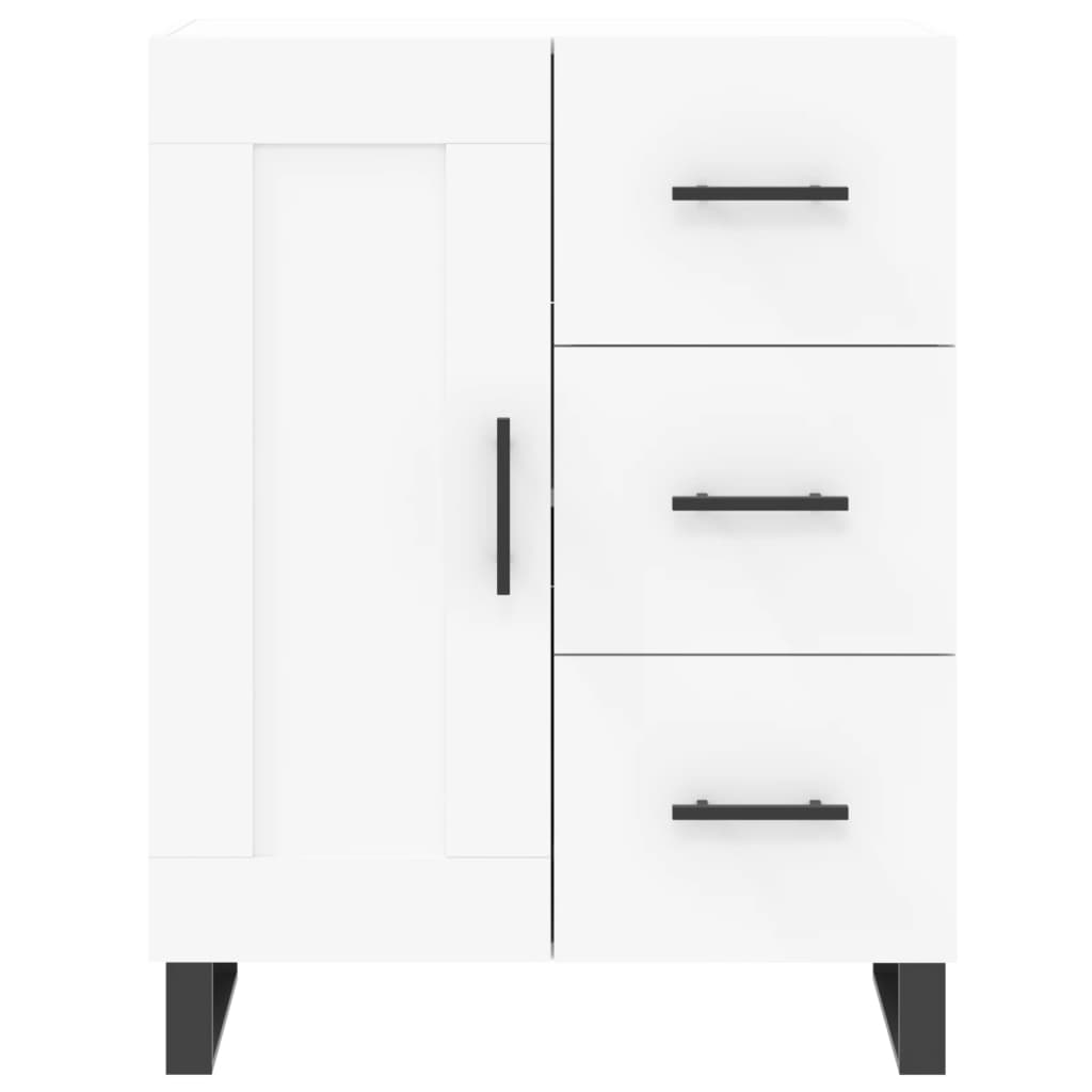 Hoge kast 69,5x34x180 cm bewerkt hout wit is nu te koop bij PeponiXL, paradijselijk wonen!