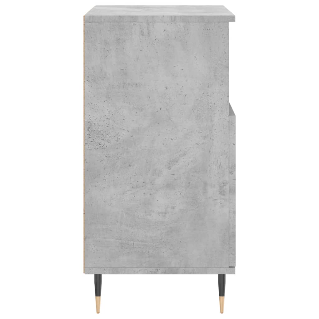 Dressoirs 2 st bewerkt hout betongrijs is nu te koop bij PeponiXL, paradijselijk wonen!