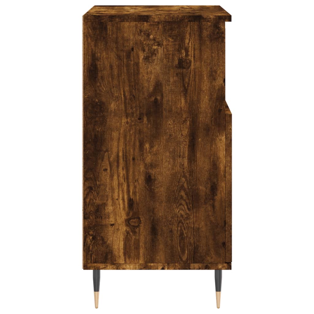 Dressoirs 2 st bewerkt hout gerookt eikenkleurig is nu te koop bij PeponiXL, paradijselijk wonen!