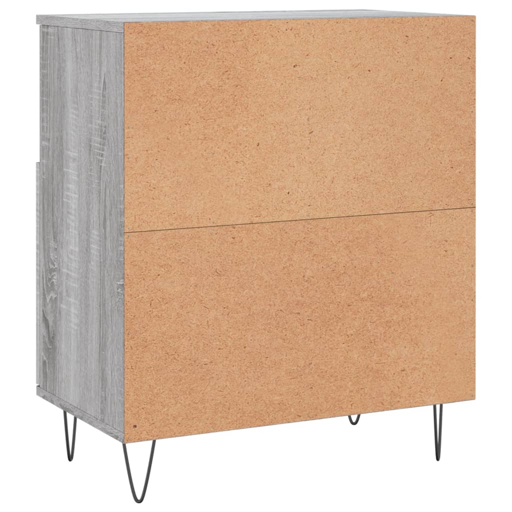 Dressoirs 2 st bewerkt hout grijs sonoma eikenkleurig is nu te koop bij PeponiXL, paradijselijk wonen!