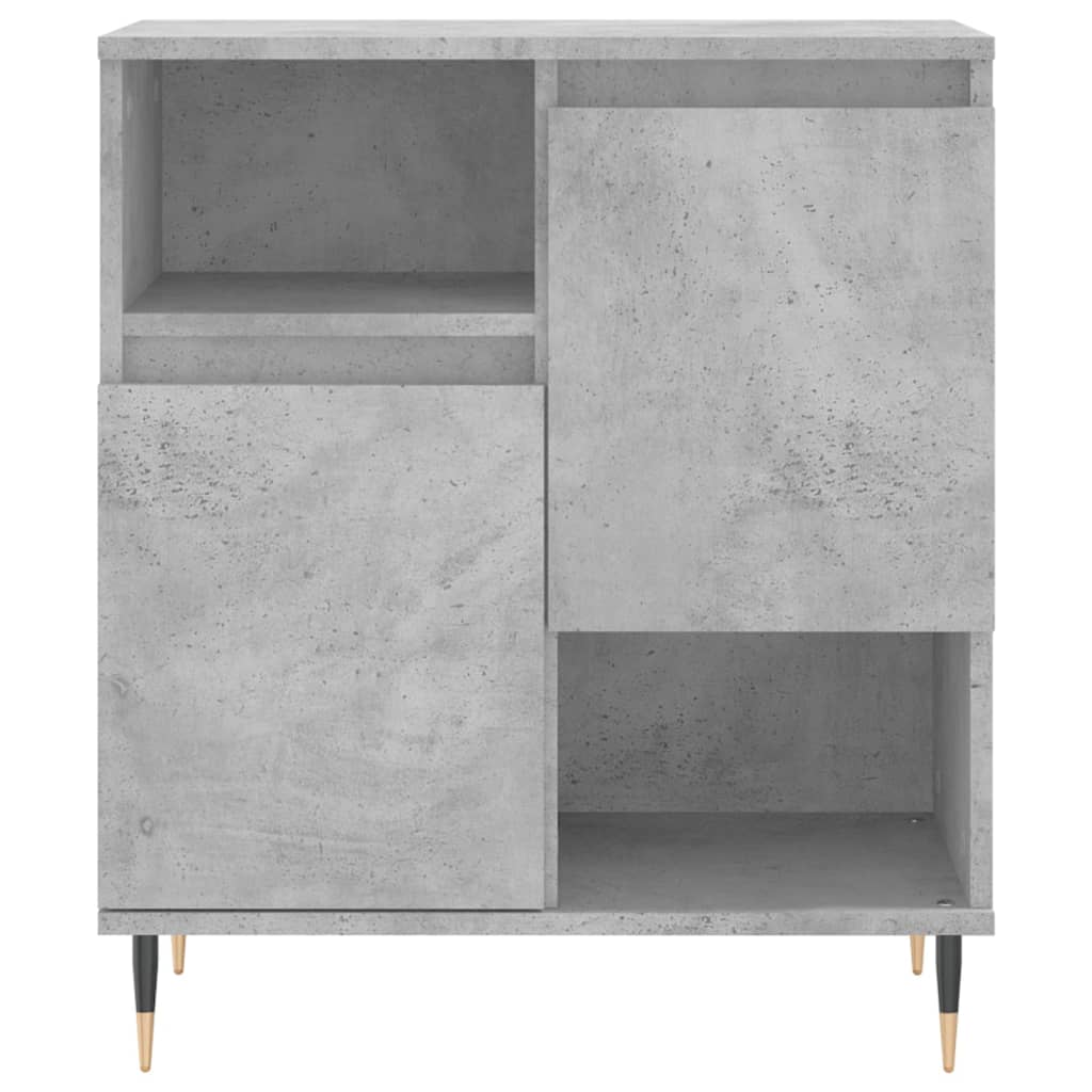 Dressoirs 3 st bewerkt hout betongrijs is nu te koop bij PeponiXL, paradijselijk wonen!