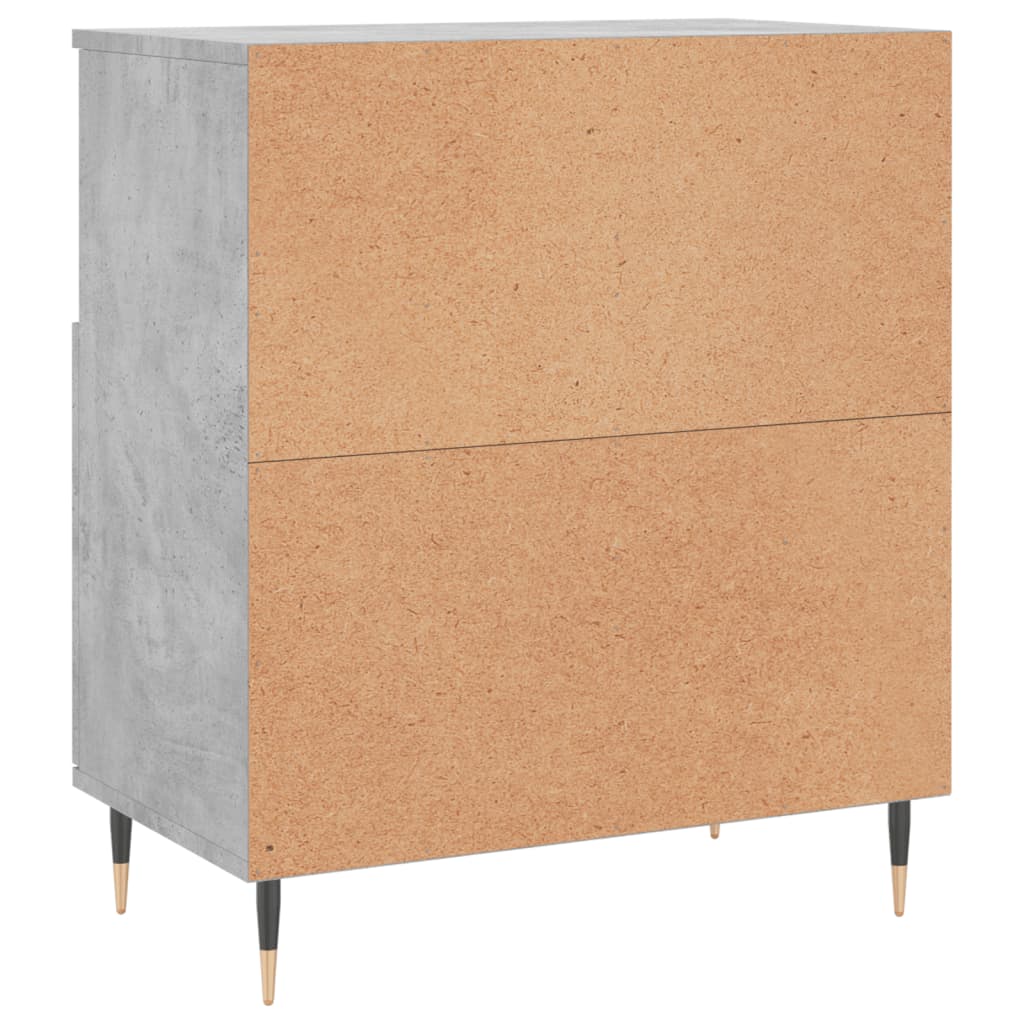Dressoirs 3 st bewerkt hout betongrijs is nu te koop bij PeponiXL, paradijselijk wonen!