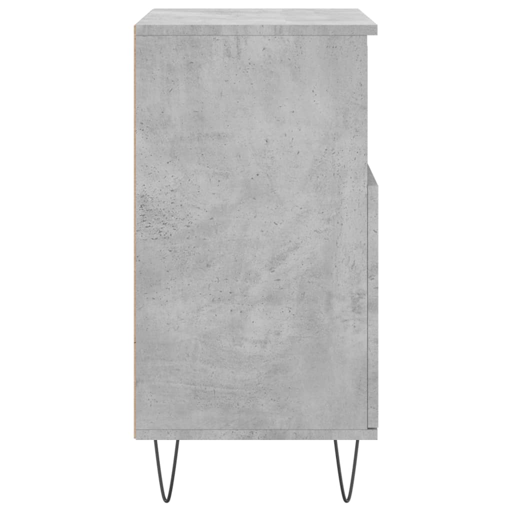 Dressoirs 3 st bewerkt hout betongrijs is nu te koop bij PeponiXL, paradijselijk wonen!