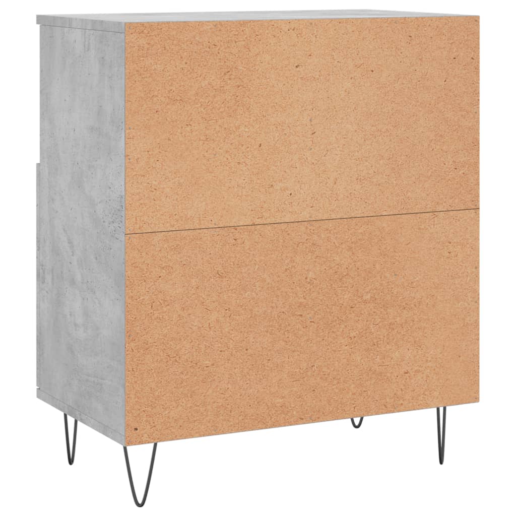 Dressoirs 3 st bewerkt hout betongrijs is nu te koop bij PeponiXL, paradijselijk wonen!