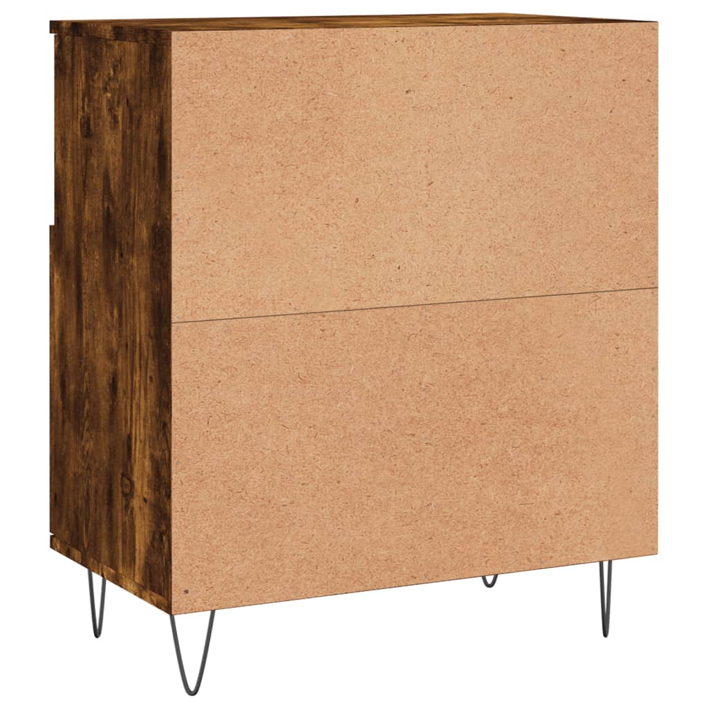 Dressoirs 3 st bewerkt hout gerookt eikenkleurig is nu te koop bij PeponiXL, paradijselijk wonen!