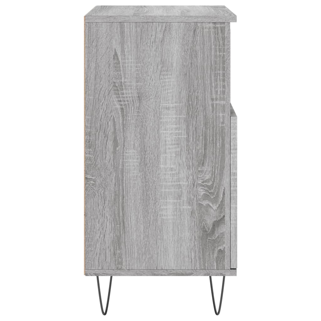 Dressoirs 3 st bewerkt hout grijs sonoma eikenkleurig is nu te koop bij PeponiXL, paradijselijk wonen!